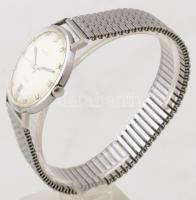 Zentra automata karóra, szép számlappal, működő állapotban fém szíjjal. 33 mm