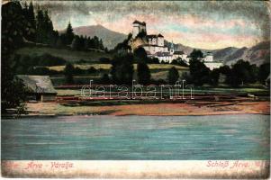 Árvaváralja, Oravsky Podzámok (Tátra, Tatry); vár. Feitzinger Ede 1905. N. 647. / castle (EK)