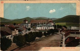 1917 Zólyom, Zvolen; vár, Strausz szálloda / castle, hotel (ázott / wet damage)