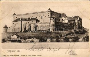 1907 Zólyom, Zvolen; vár. Özv. Löwy Samuné kiadása / castle (Rb)