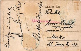 Zboró, Zborov; várrom. Eschwig és Hajts kiadása, Hajts Kornél felvétele / castle ruins (Rb)