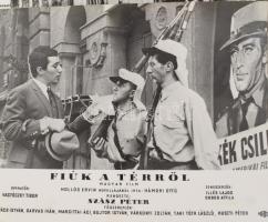 cca 1989 előtt készült, ,,Fiúk a térről" című magyar film jelenetei és szereplői, 25 db vintage...