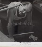 cca 1989 előtt készült, ,,Tilos a szerelem" című magyar film jelenetei és szereplői, 19 db vint...