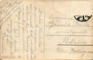 1915 Trencsén, Trencín; vár 200 évvel ezelőtt / Trenciansky hrad / castle 200 years ago (EK)