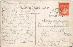 1917 Trencsén, Trencín; Frigyes főherceg út / street (EK)