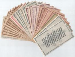 1946. 10.000AP - 1.000.000AP (26x) adópengő tétel T:VF-F