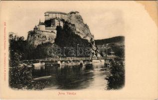 Árvaváralja, Oravsky Podzámok (Tátra, Tatry); vár. Gansel Lipót 186., Dr. Pattantyús A. M. felvétele / castle (EK)