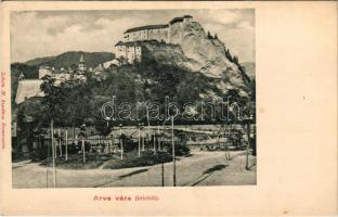 Árvaváralja, Oravsky Podzámok (Tátra, Tatry); vár keletről. Schein M. kiadása / castle (EK)