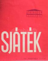 cca 1935 Magyar királyi osztálysorsjáték, minden második sorsjegy nyer, Athenaeum nyomása, szép álla...