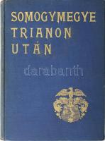 Dömjén Miklós (szerk.): Somogymegye Trianon után. Bp., [1931], Szerző,(Ladányi Jánosné Madách-ny.), 358+2 p. Fekete-fehér fotóanyaggal illusztrált. Kiadói aranyozott egészvászon-kötés, kissé kopott borítóval, hiányzó elülső szennylappal, az ajánló sorokban szereplő egyik személy, Vitéz Keresztes-Fischer Ferenc beragasztott, 1932-es köszönetnyilvánító kártyájával kitüntetése alkalmából.