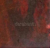 Molnár Róza (1900-1977): Női portré. Olaj, karton, jelezve jobbra lent. Fakeretben, 60×49,5 cm