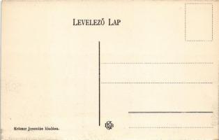 Fülek, Filakovo; látkép a várral, templom. Krämer Jeremiás kiadása / castle ruins and church