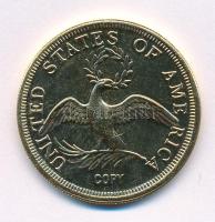 Amerikai Egyesült Államok DN "1795. 5$ - Gold Eagle / Liberty" aranyozott fém utánveret &q...
