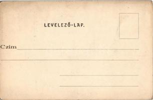 Léva, Levice; várrom. Schulcz Ignác kiadása / castle ruins