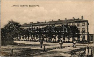 Szczakowa (Jaworzno), Dworzec kolejowy / railway station + "K.u.K. Bahnhof Kommando Granica"