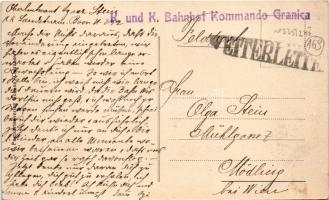 Szczakowa (Jaworzno), Dworzec kolejowy / railway station + "K.u.K. Bahnhof Kommando Granica&quo...