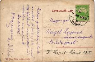 1913 Sztrecsnó, Sztrecsény, Strecno (Ruttka, Vrútky); Strecsnó vár romja a Vág mellett. Löwy Fülöp k...