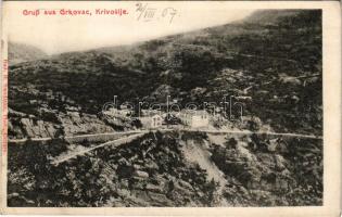 1907 Grkovac (Krivosije), general view. Rud. H. Smodlaka Phot. (EK)