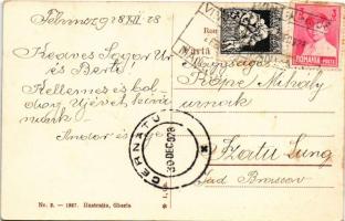 1928 Felvinc, Vintu de Sus, Unirea; Piac tér, Vigadó / Piata, Redoute / square and concert hall