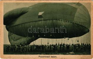 Pozorovací balon / Czechoslovak military, observation balloon (EK)