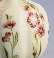 Zsolnay hólyagos váza, jelzett, kis kopással, m: 14 cm