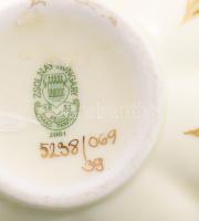 Zsolnay hólyagos váza, jelzett, hibátlan, m: 11 cm