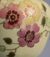 Zsolnay Exclusive pillangómintás váza, jelzett, hibátlan, m: 7 cm