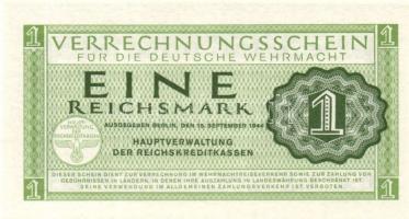 Német 3. Birodalom / Német Véderő(Wehrmacht) katonai pénze 1944. 1RM (5x) T:I