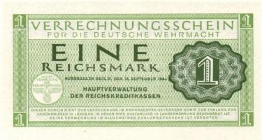 Német 3. Birodalom / Német Véderő(Wehrmacht) katonai pénze 1944. 1RM (5x) T:I
