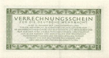 Német 3. Birodalom / Német Véderő(Wehrmacht) katonai pénze 1944. 1RM (5x) T:I