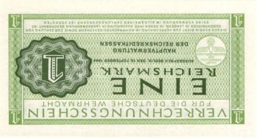 Német 3. Birodalom / Német Véderő(Wehrmacht) katonai pénze 1944. 1RM (5x) T:I