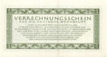 Német 3. Birodalom / Német Véderő(Wehrmacht) katonai pénze 1944. 1RM (5x) T:I