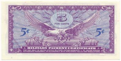 Amerikai Egyesült Államok / Katonai kiadás 1965. 5c "641." sorozat T:AU USA / Military Pay...