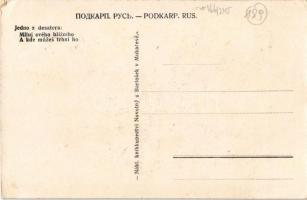 Jedno z desatera... / Judaica art postcard. artist signed (EK)