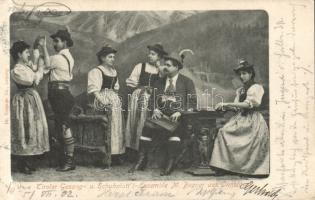 Schuhplatt´l Ensemble Folk musicians from Innsbruck, Tirol (EK)