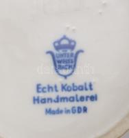 2 db Schaubachkunst porcelán váza pár. Aranyozott, jelzett, hibátlan 12 cm