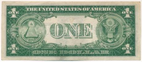 Amerikai Egyesült Államok 1935-1945 (1935A) 1$ "Silver Certificate" kisméretű, sárga pecsé...