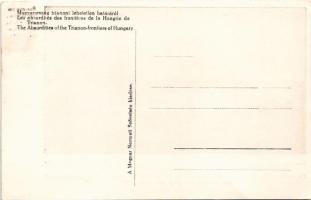 Magyarország trianoni lehetetlen határáról. Baranya vm. Udvar község, ahol a határ a község kertjeit...