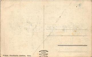 Gúta, Kolárovo; Csörgői vízművek. Fekete fényképész kiadása / waterworks (EK)
