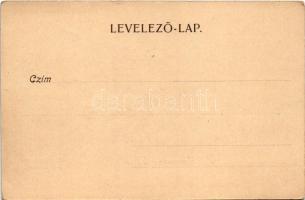 Trencsénteplic, Trencianske Teplice; Régi templom tér. Hans Nachbargauer kiadása / Alte Kirchenplatz...