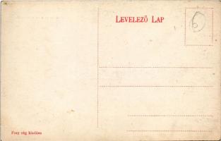 Nagysalló, Tekovské Luzany, Tekovské Sarluhy; utca részlet, városháza. Fray cég kiadása / street vie...