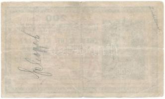 1918. 200K "1032" sima hátlappal T:VG szakadás, több kisebb-nagyobb firka
Adamo K31/2