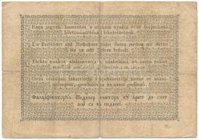 1848. 1Ft "Kossuth bankó" T:F,VG kis beszakadások Adamo G104