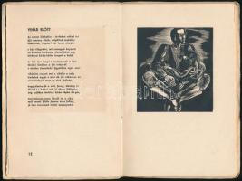 Radnóti Miklós: Újhold versek. Buday György hét, lapszámozáson belüli egészoldalas fametszetével és ...