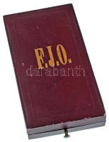 1916-1918. "Ferenc József-rend tisztikeresztje hadidíszítménnyel kisdíszítménye" karikán j...