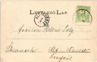 Dunaföldvár, Erzsébet tér, piac. Schwarz Manó kiadása (EK)