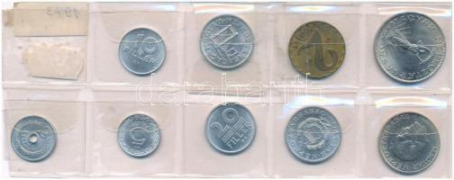 1973. 2P - 10Ft (9xklf) nem hivatalos forgalmi összeállítás T:UNC-AU