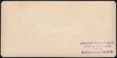 1915 Zsákmányolt orosz géppuska az I. világháború korai korszakában, sztereófotó, hátoldalon debrece...