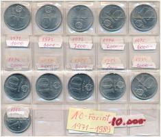 1972-1982. 10Ft Ni (11x) T:UNC-AU Adamo F7