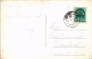 1941 Bihardiószeg, Diosig; Visszatért! bevonulás, országzászló és emlékmű avatás / entry of the Hung...